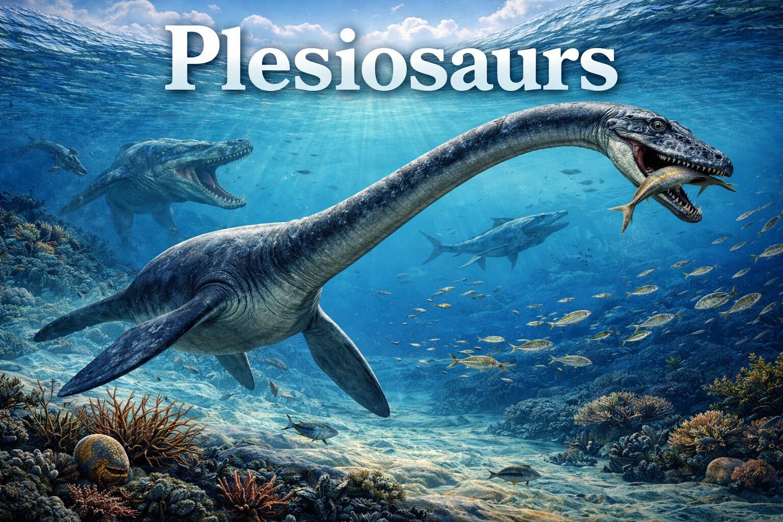 Plesiosaur - Paleo-art image