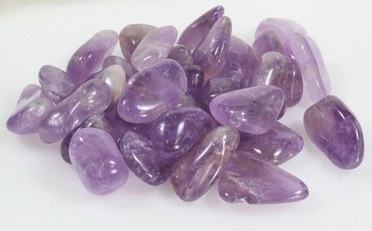 Bulk Polished Amethyst 8oz. ( 20pc.) For Sale