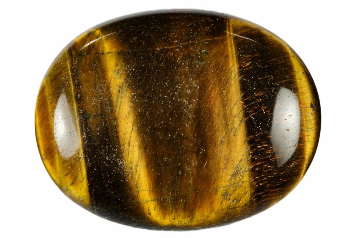 Polished Tiger's Eye Pocket Stone - 1.8