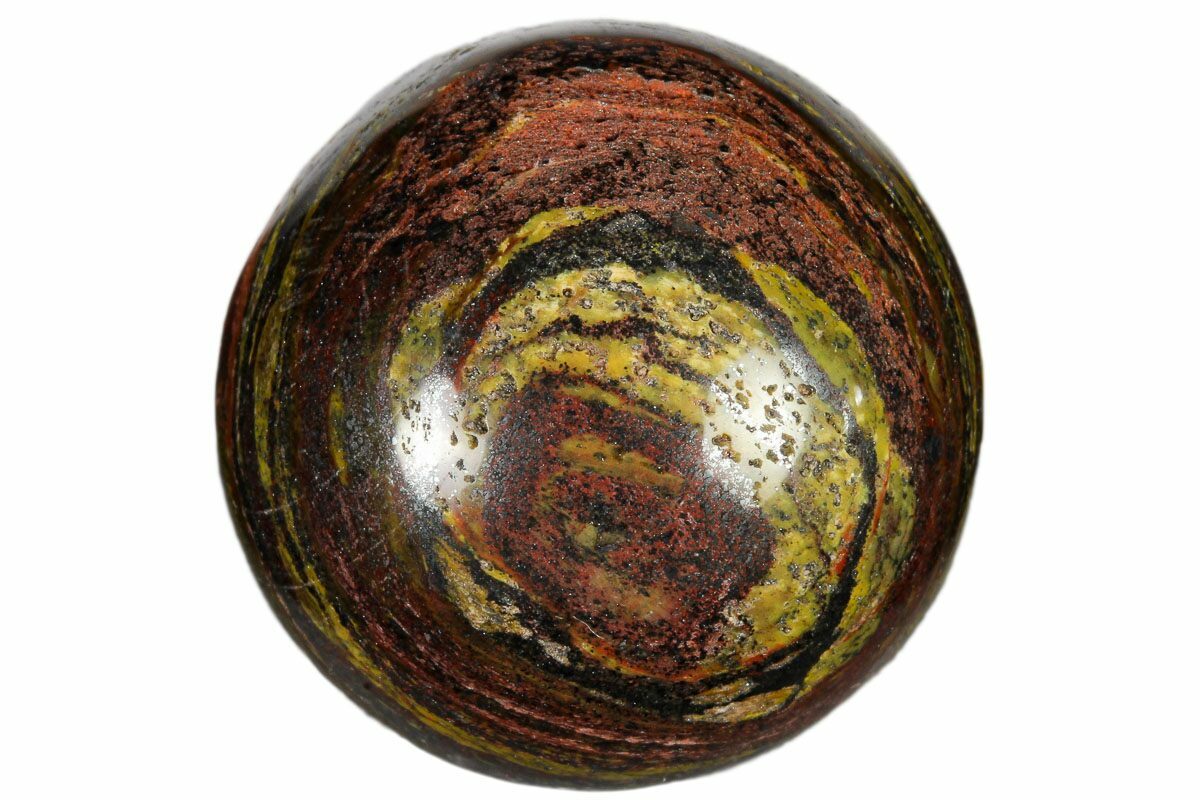 1.2" Polished Tiger Iron Sphere For Sale