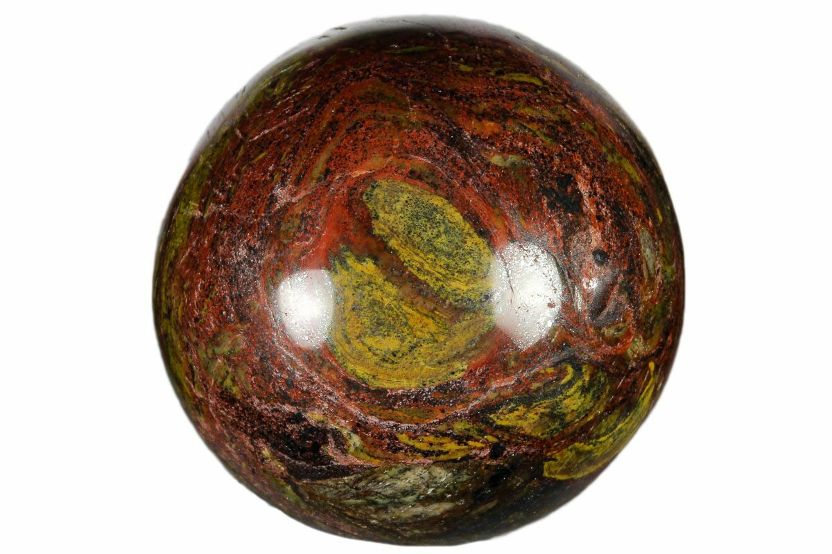 1.2" Polished Tiger Iron Sphere For Sale