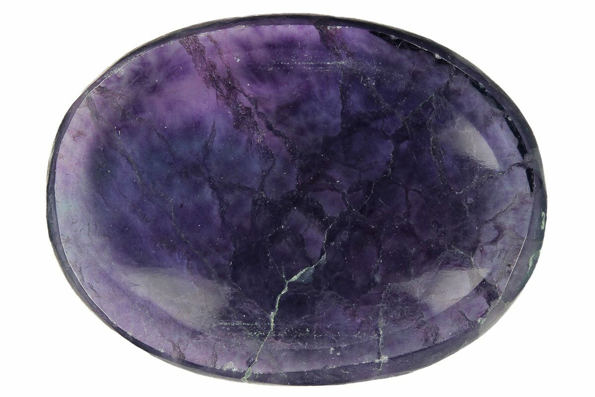 Purple Fluorite Worry Stones - 1.5