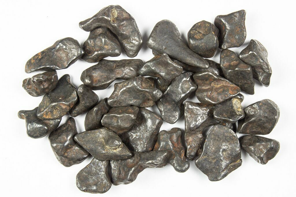 Cleaned Agoudal Iron Meteorites (2-4 grams) - Morocco For Sale 