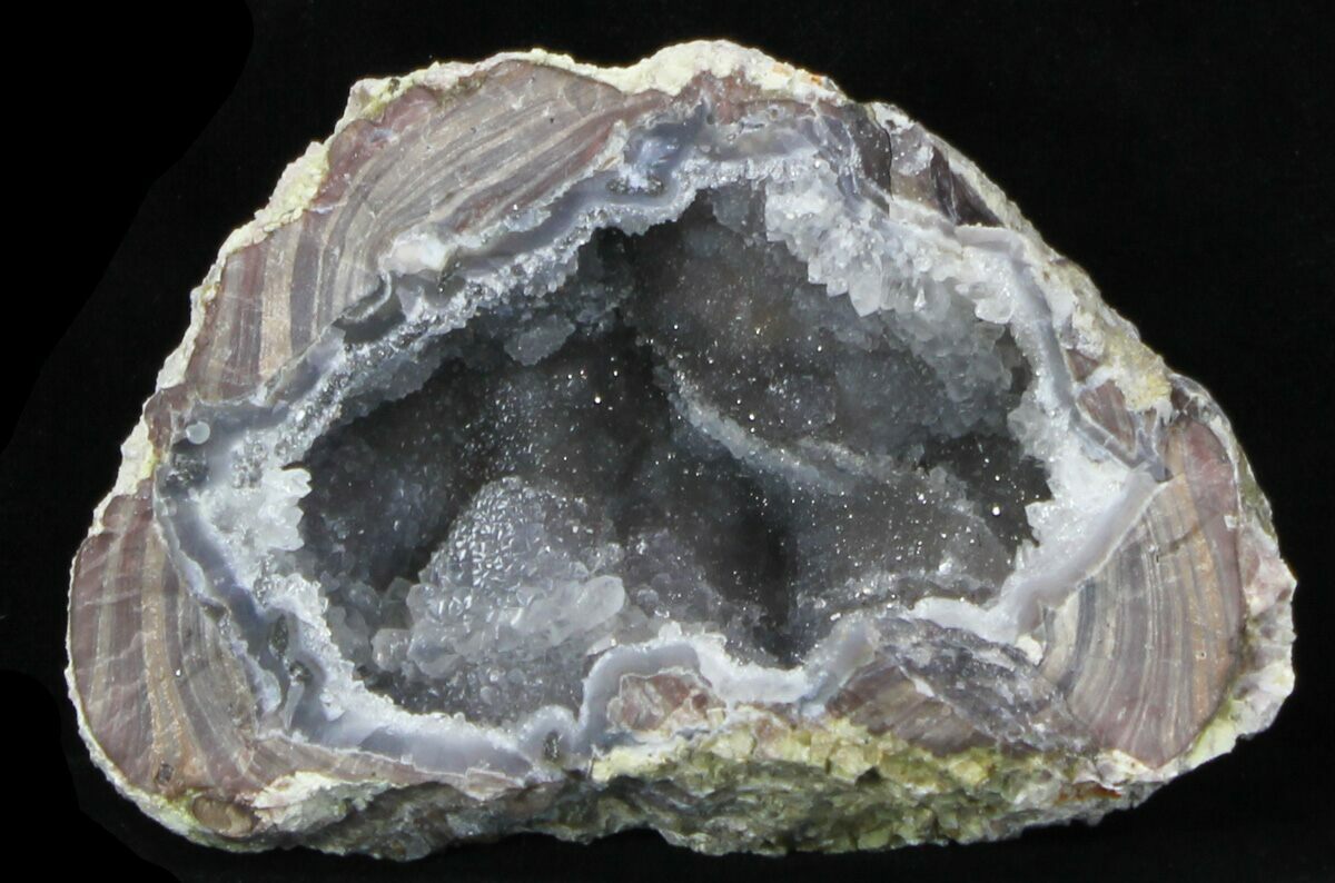 4" Crystal Filled Dugway Geode For Sale (33172)