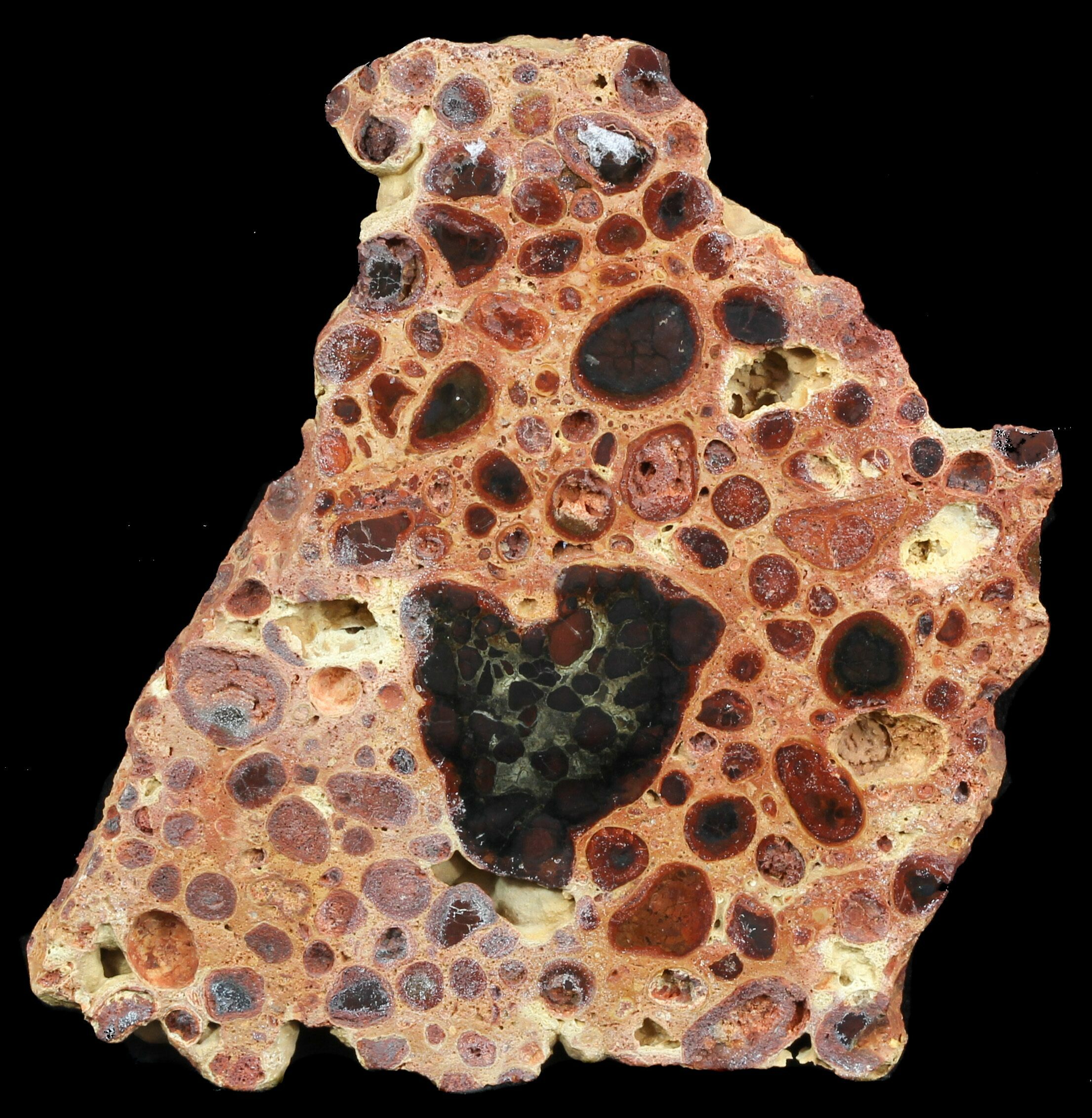 3.6" Polished Bauxite (Aluminum Ore) Slab - Australia For Sale (#46683