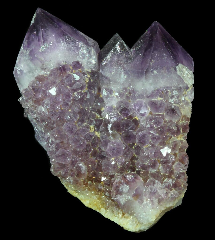 1.1" Cactus Quartz (Amethyst) Crystal Cluster South Africa For Sale