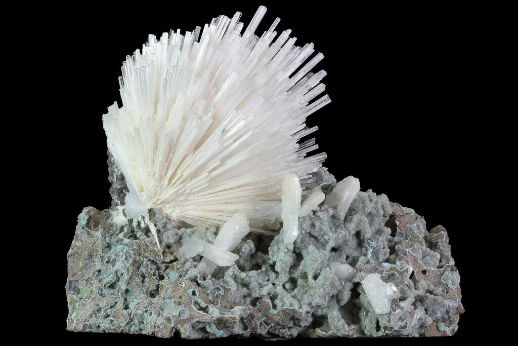 5.9" Scolecite (Zeolite) Sprays with Stilbite Maharashtra, India For